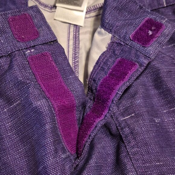 North Face girls size Large or 14/16 purple adjustable waist shorts, VGUC - Picture 7 of 7